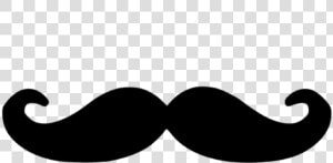 Handlebar Moustache Png   Mustache Silhouette  Transparent Png