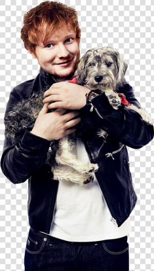 Ed Sheeran  Dog  And Ed Image   Ed Sheeran  HD Png Download