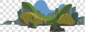 Distant Pahkitew Island   Island Mountain Cartoon Png  Transparent Png