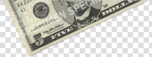 2000  5 Raised Printing   Three Five Dollar Bills  HD Png Download