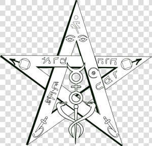 Magic Tetragramaton Esoteric Free Photo   Pentagram  HD Png Download