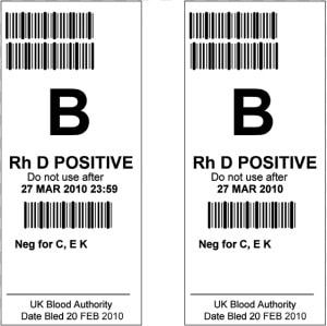 Blood Type Barcodes  HD Png Download