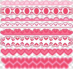 Valentine Borders Miss Kate Cuttables  HD Png Download