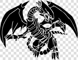 Transparent Blue Eyes White Dragon Png   Blue Eyes White Dragon Black And White  Png Download