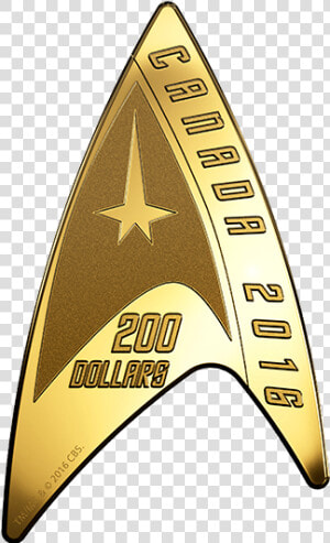 Delta Coin   Canadian Mint Star Trek  HD Png Download