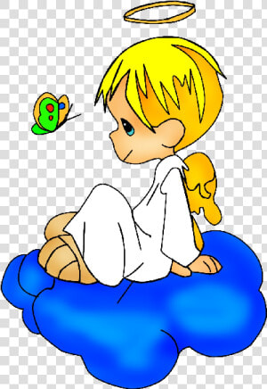 Cute Cartoon Baby Boy Angels Clipart   Cute Angel Boy Cartoon  HD Png Download