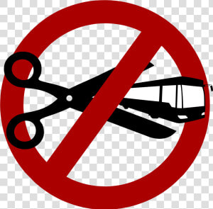 Dont Cut Local Public Transport Clip Arts   Dont Cut Clipart  HD Png Download