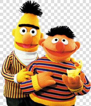 Bert And Ernie In Png Form   Sesame Street Characters Ernie And Bert  Transparent Png