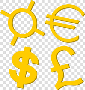 Gold Currency Symbols   India New Economic Policy  HD Png Download