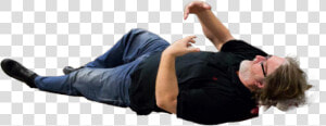 Gabe Newell Laying Down  HD Png Download