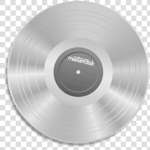 Masterdisk Platinum Record Transparent   Transparent Background Platinum Record Png  Png Download