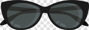 Sunglasses vision Care eyewear   Black and white  HD Png Download