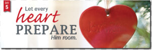 Advent Day   Let Every Heart Prepare Him Room Facebook Cover  HD Png Download