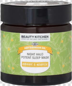 Ao Night Halo Potent Sleep Mask Jar Cut Out   Beauty Kitchen  HD Png Download