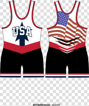 U   S   A   Wrestling Wrestling Singlet   Qzunfr   Wrestling Singlet Clip Art  HD Png Download