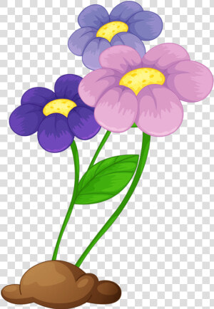 Flores Animadas Png   Animadas De Un Flores  Transparent Png