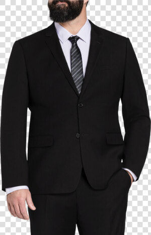 Black Premier Stretch 2 Btn Jacket   Tuxedo  HD Png Download