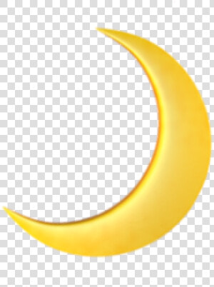  iphone  emoji  moon  moonemoji  iphoneemoji   Iphone Crescent Moon Emoji  HD Png Download