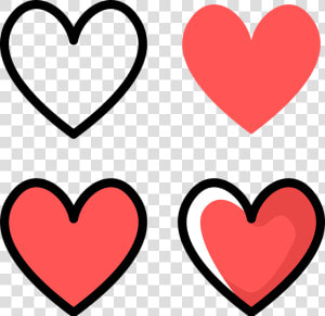 Heart  Love  Red  Icon  Drawing   Heart Drawing Red  HD Png Download