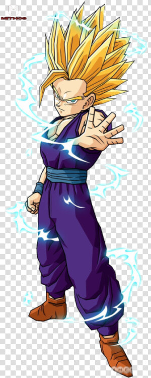 Transparent Dragon Ball Z Hair Png   Dragon Ball Z Evil Gohan  Png Download