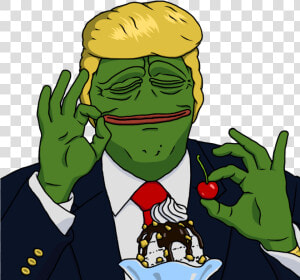 Politically Incorrect » Thread   Donald Trump Pepe Ok  HD Png Download