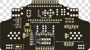 Arduino Nano Pcb Line Follower  HD Png Download