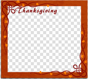 Clipart Thanksgiving Frame   Happy Thanksgiving Thanksgiving Frames  HD Png Download