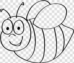 Transparent Bee Outline Png   Mewarnai Gambar Untuk Anak Tk  Png Download