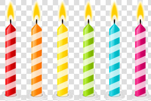 39 Birthday Candle Border Clipart   Transparent Birthday Candles Png  Png Download