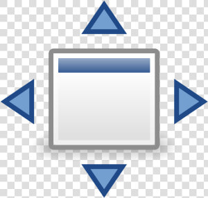 Gnome View Fullscreen   Move Icon Sketchup  HD Png Download