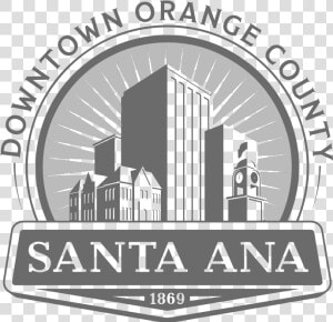 Santa Ana Water Tower Logo   Png Download   Santa Ana Downtown Orange County  Transparent Png