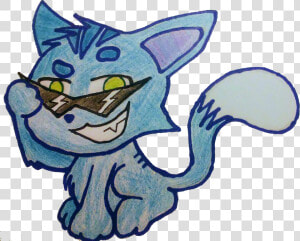 Transparent Pepsiman Png   Blue Cat No Background  Png Download