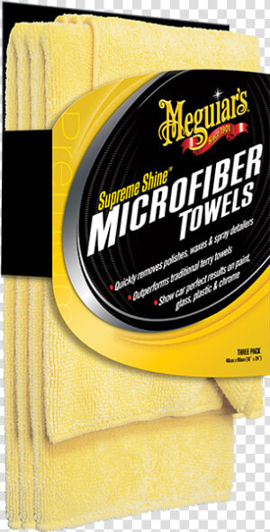 Meguiar S Supreme Shine Microfiber Towel  X2020   Meguiars Supreme Shine Microfiber  HD Png Download