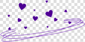  freetoedit  purple  hearts  halo   Corona De Corazones Tumblr Png  Transparent Png