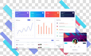 Argon Admin Template  HD Png Download