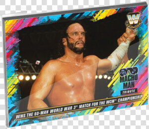 2018 Topps Wwe Heritage Oversized Complete Randy Savage   Light Up Gold  HD Png Download