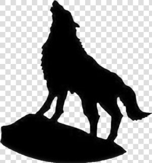 Transparent Wolf Silhouette Clipart   Black Wolf In Galaxy  HD Png Download