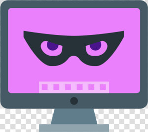 Hacker Vector Computer   Icon  HD Png Download