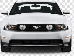 Front View Muscle Car Grill Png   Ford Mustang 2012 Front  Transparent Png