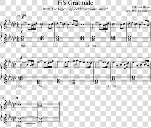 Fi  39 s Gratitude Sheet Music  HD Png Download