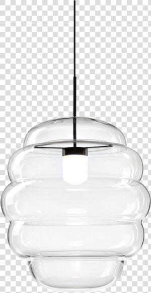 Blimp Pendant Large Clear   Black   Ceiling Fixture  HD Png Download