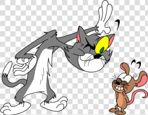 Transparent Tom And Jerry Clipart   Cartoon Of The Stink Eye  HD Png Download