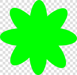 Clip Art Lime Green Flowers Clipart   Black Flower Vector Png  Transparent Png