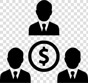 Earnings Businessmen Group People Dollar   Team Communication Icon Png  Transparent Png