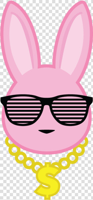 Bunny Icon Alts 10   Transparent Png Pink Bunny Shades  Png Download