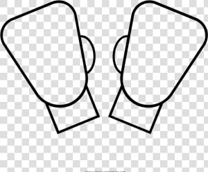 Dibujo De Guantes De Boxeo Para Colorear   Guantes De Box Para Dibujar Png  Transparent Png