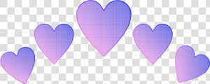  heart  crown  purple  freetoedit  ftestickers  sticker   Heart  HD Png Download