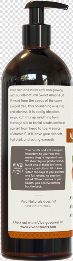 Viva Naturals Sweet Almond Oil Left Side Class   Viva Naturals Almond Oil  HD Png Download