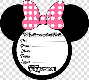 Transparent Minnie Png   Tarjeta De Minnie Mouse  Png Download