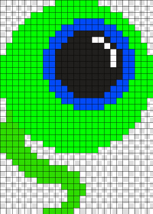 Septic Eye Sam Perler Bead Pattern   Bead Sprite   Central City Brewing Co Ltd  HD Png Download